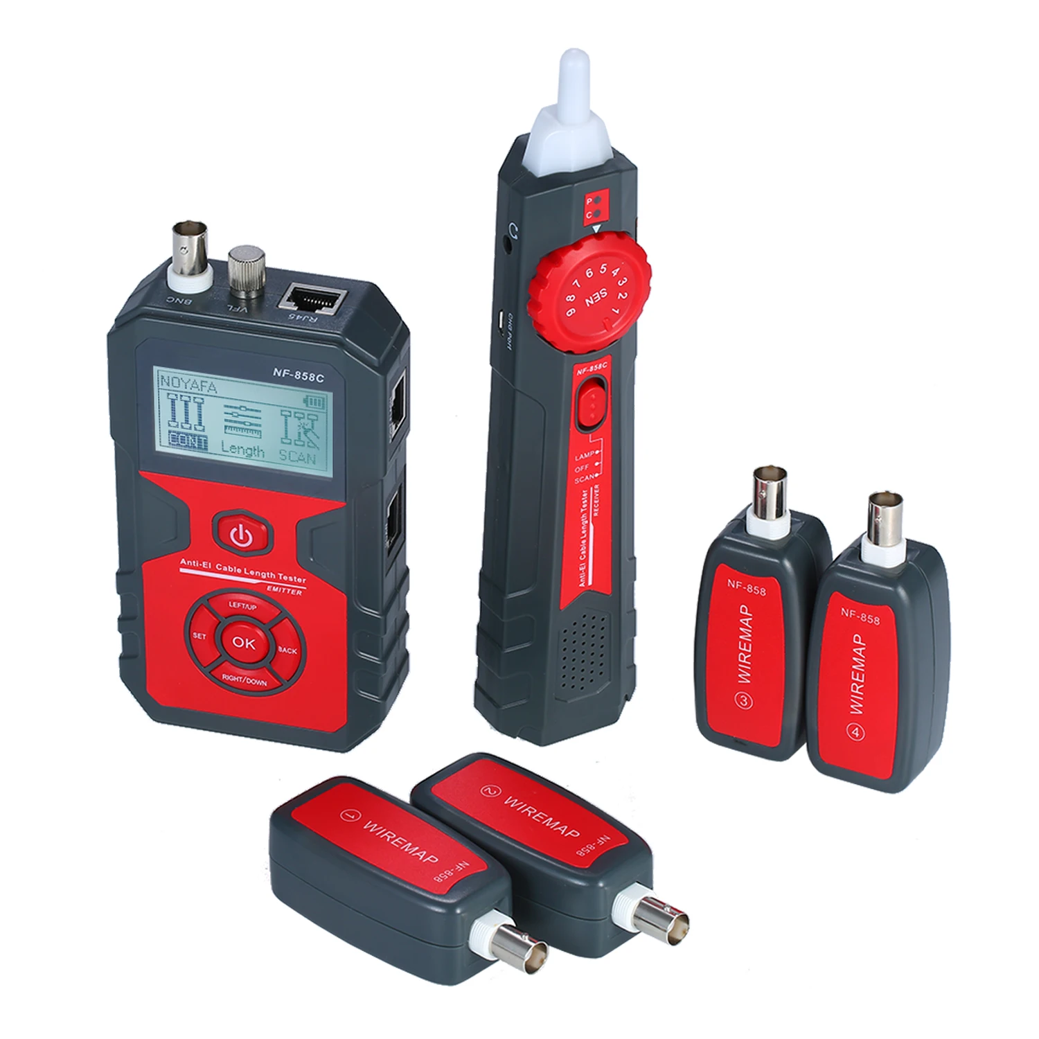 

Handheld Telephone Wire Tracker Electrical Line Finding Testing Cable Tester Wire Measuring Instrument for Network Maintenance