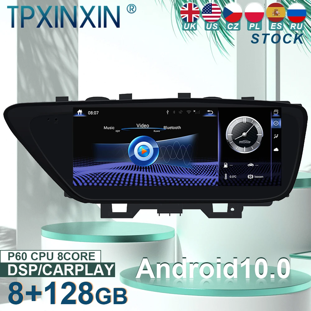 

For Lexus ES350 ES200 250 350 2013 - 2017 Android 10 Car Stereo Car Radio with Screen Car GPS Navigation Tape Recorder Head Unit