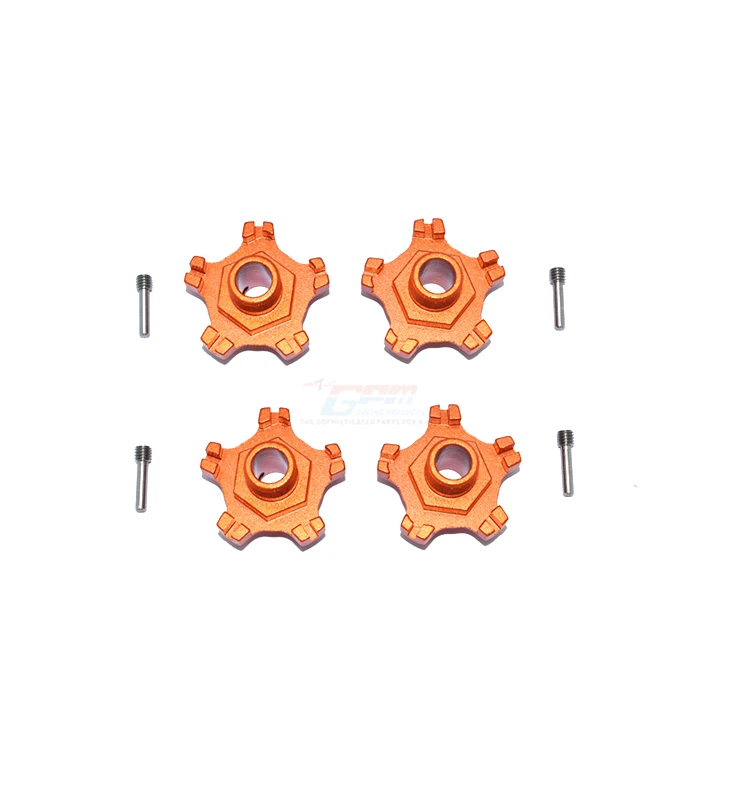 Roda de Alumínio Hex + 6mm para 1 Arrma Infração 6 s Blx All-road Street Bash-ara109001 rc Atualizar Gpm - 7 4wd 7 s blx all-road street BASH-ARA109001 rc atualizar
