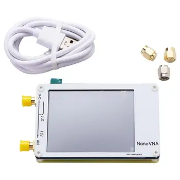 

1 Set Professional VNA MF HF VHF 50kHz-900 MHz Vector Network Analyzer Antenna Analyzer Network Analyzer - White