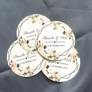 

50pcs Custom Wedding Decoration Wedding Invitation Card Sticker for Envelop