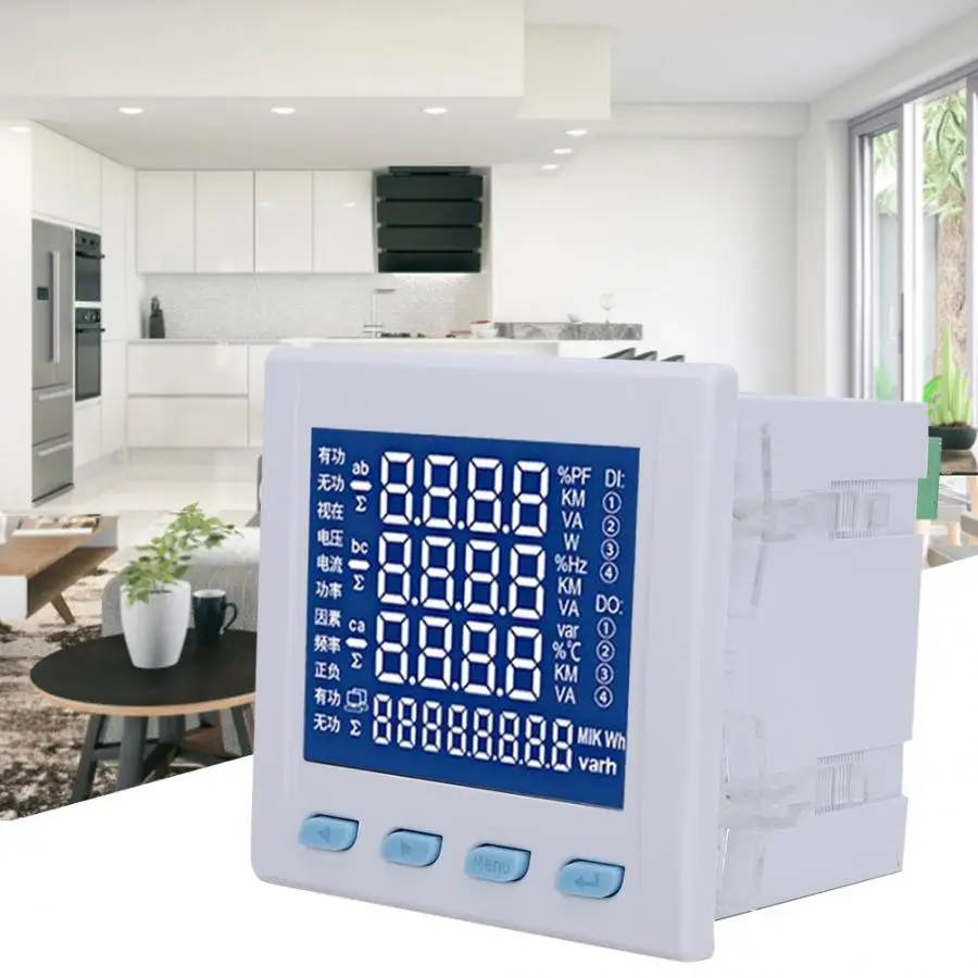 Многофункциональный цифровой измеритель напряжения YG80E94 96x96 Y34 V33 220 В 40 65