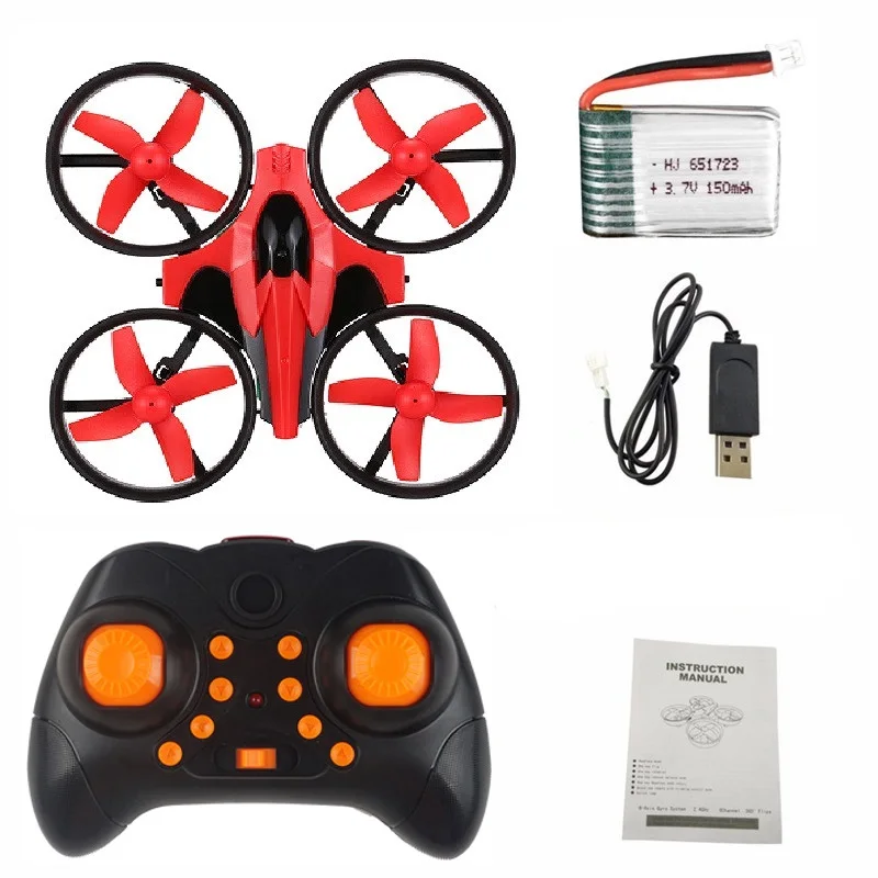 rc airplane camera wireless DIY Mini 2.4G RC Drone 4CH 6-Axis Gyro RC Quadcopter PK Eachine 010 JJRC H36 Mode W/ Extra Batteries Aircraft RC Quadcopter for man RC Quadcopter