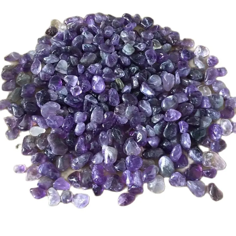 

Натуральные полированные камни 100 г, фиолетовые Аметистовые чипсы, кристаллы, лечебные камни