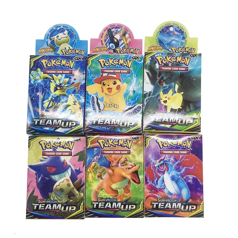 Takara Tomy PTCG Pokemon Cards GX EX MEGA 3D флэш-карта Меч Щит солнце и луна Коллекционная карта подарок детская игрушка - Цвет: 198pcs6BOX