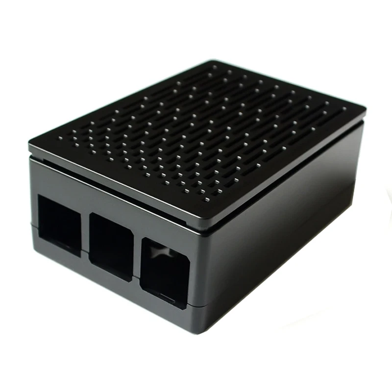 Чехол для Raspberry Pi 4 защитный чехол из АБС пластика черная коробка корпус +