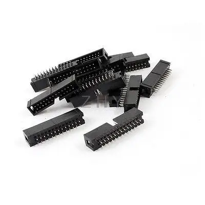 

15Pcs DC3-26P 2x13 Pins 2.54mm Pitch Straight Connector Pin IDC Box Headers