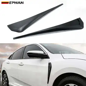 

EPMAN Car Add-On Front Fender Side Vent Cover ABS Outlet Side Vent Sticker For Honda Civic 2016-2018 EPCY421HD