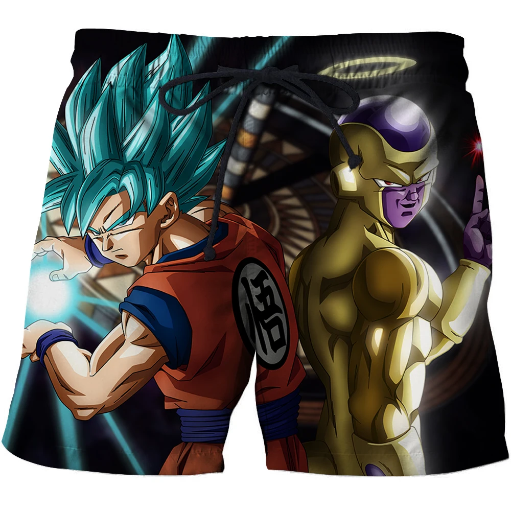 Fashion Anime 3D Print Shorts Men dragon ball pants Goku Casual Loose Board Shorts Summer Beach Breathable Beach shorts s-6xl - Цвет: ATK1269