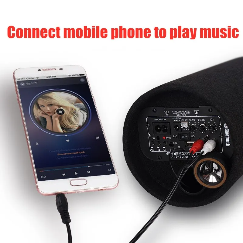 60W Bluetooth speaker super bass subwoofer