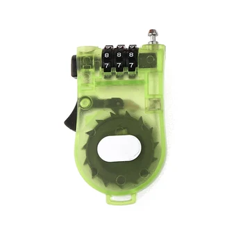 

3 Digit Padlock Bicycle Rock Password Lock Retractable Combination Cable Code Lock Helmet Luggage