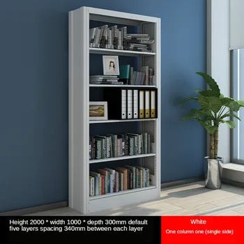 Buy Steel Shelf School Library Bookshelf Single And Double-Sided Data Picture Bookshelf File Document Shelf Bookshelf Bookcase Home