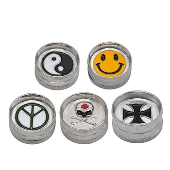 

MINI 2 Parts 30 MM Metal Herb Grinder With Shark Teeth Zinc Ally Spice Tobacco Grinder Metal Tobacco Spice Miller Crusher