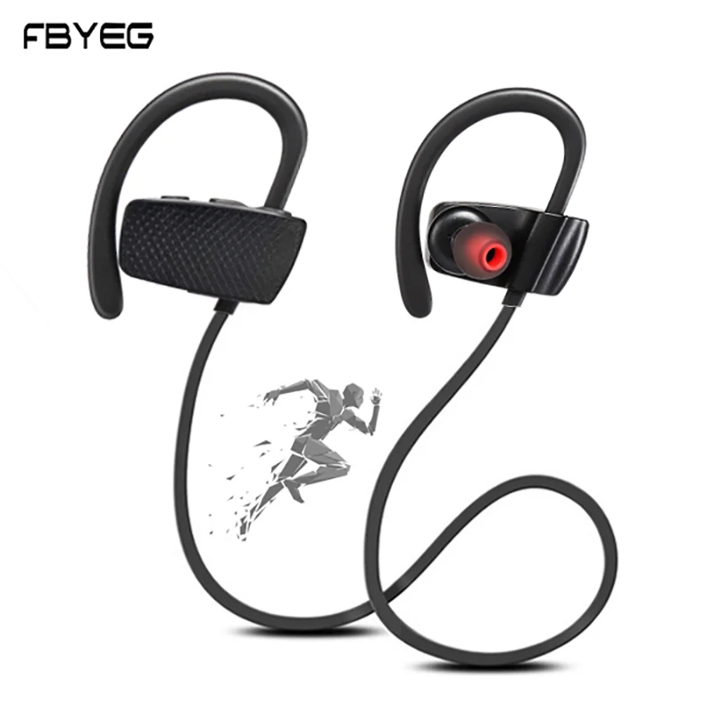 

Bluetooth Earphones Wireless Headphone Sports Waterproof Earpieces with Bluetooth Earbuds Stereo Bass Headset with mic for phone