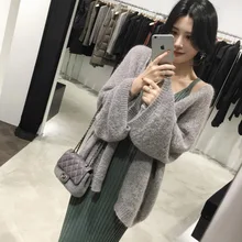 Очень Сказочный свитер в стиле лени, платье на бретельках, платье средней длины из двух предметов, вязаный свитер, осенняя одежда, стиль