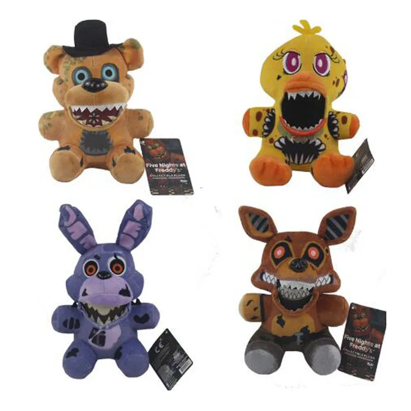 Новое поступление плюшевая игрушка FNAF Five Nights At Freddi 18 см Мультяшные животные волк