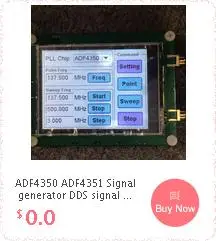 35-4400 м ADF4351 ADF4350 RF источник сигнала Генератор сигналов квадратная волна/точка частоты развертки сенсорный экран ЖК-дисплей управление
