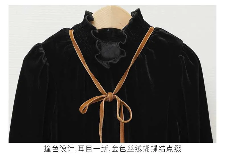 Teenage Kids Girls Winter Dress Fleece 2019 New Baby Girl Autumn Dress Black Kids Casual Dress Girl Children Top Toddler Dresses (1)