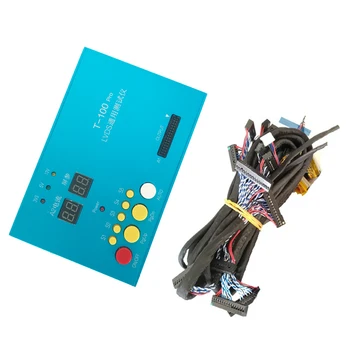

T100 Pro Aluminium alloy New upgrade TV/LCD/LED TEST TOOL KIT SET +LCD / LED LVDS Screen test line cable 18pcs