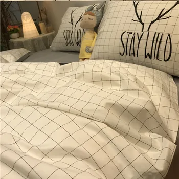 

2020 new pattern 100% cotton summer soft fitted bed sheet bedding sheet pillowcase quilt cover duvet cover 4 pcs bed sets