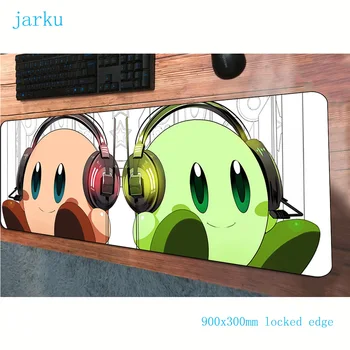 

900x300x3mm Kirby mousepad gaming mouse pad Customized gamer mouse mat pads game computer padmouse Personality laptop play mats
