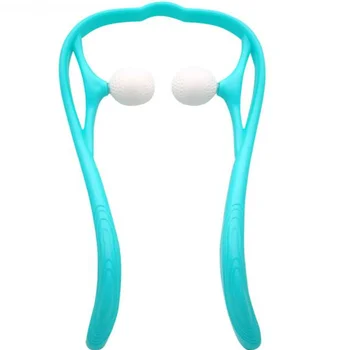 

New Hot Plastic Pressure Point Therapy Neck Massager Shoulder Dual Trigger Massage