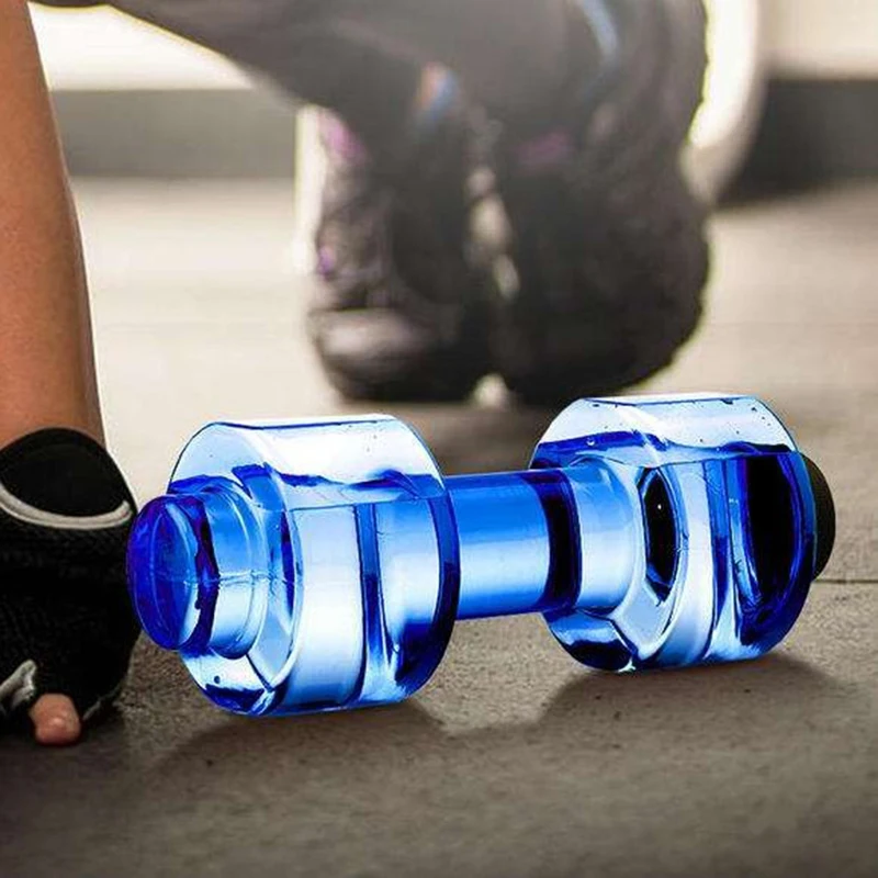 

Dumbbell Cup Fitness Water Bottle Cup Sealed Leakproof 550ml Convenient Sport Bottle Large Water Cup Fitness Cup