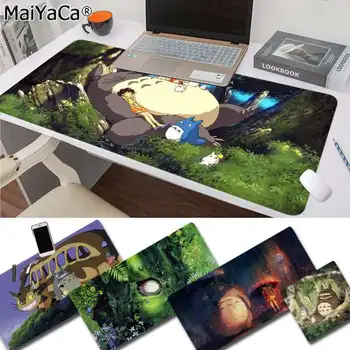 MaiYaCa Beautiful Anime Totoro Anime Keyboards Mat Rubber Gaming mousepad Desk Mat Rubber PC Computer Gaming mousepad maiyaca hot sales anime steins gate natural rubber gaming mousepad desk mat large lockedge mousepad laptop pc computer mouse pad