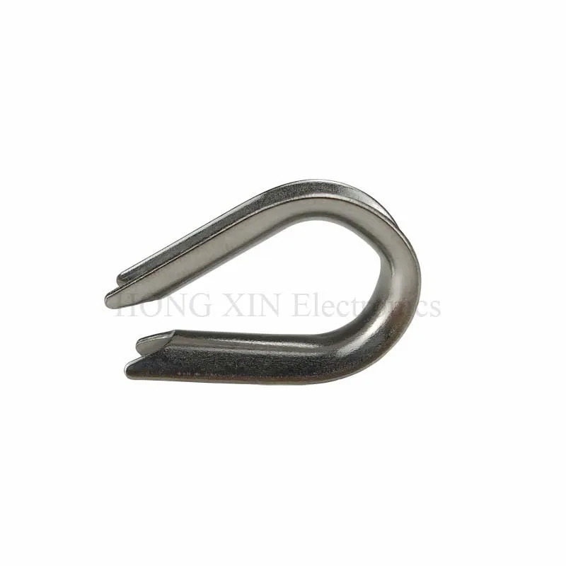 M1.5 Wire Rope Cable Thimbles 304Stainless Steel Non-rusting and anti-corrosion Wire rope ring