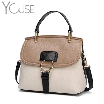 

YOUSE PU Leather Shoulder Bag Fashion Lock Decoration Handbags Lady Luxury Small Flap Crossbody Bags Girls Messenger Tote bag