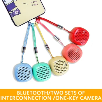 

Mini Portable Mini Wireless Bluetooth Speaker Mobile Phone Amplifier Bluetooth Small Speaker Phone Microphone Portable Audio