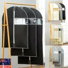 Чехол для одежды для защиты от пыли платье пальто для хранения одежды дорожная сумка-переноска чехол вешалка защита
