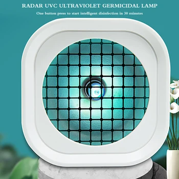 

UV Sterilizer Lamp UVC Ultraviolet Germicidal Lamp Microwave Induction Auto Shutdown Disinfection Lamp For Bedroom Kitchen