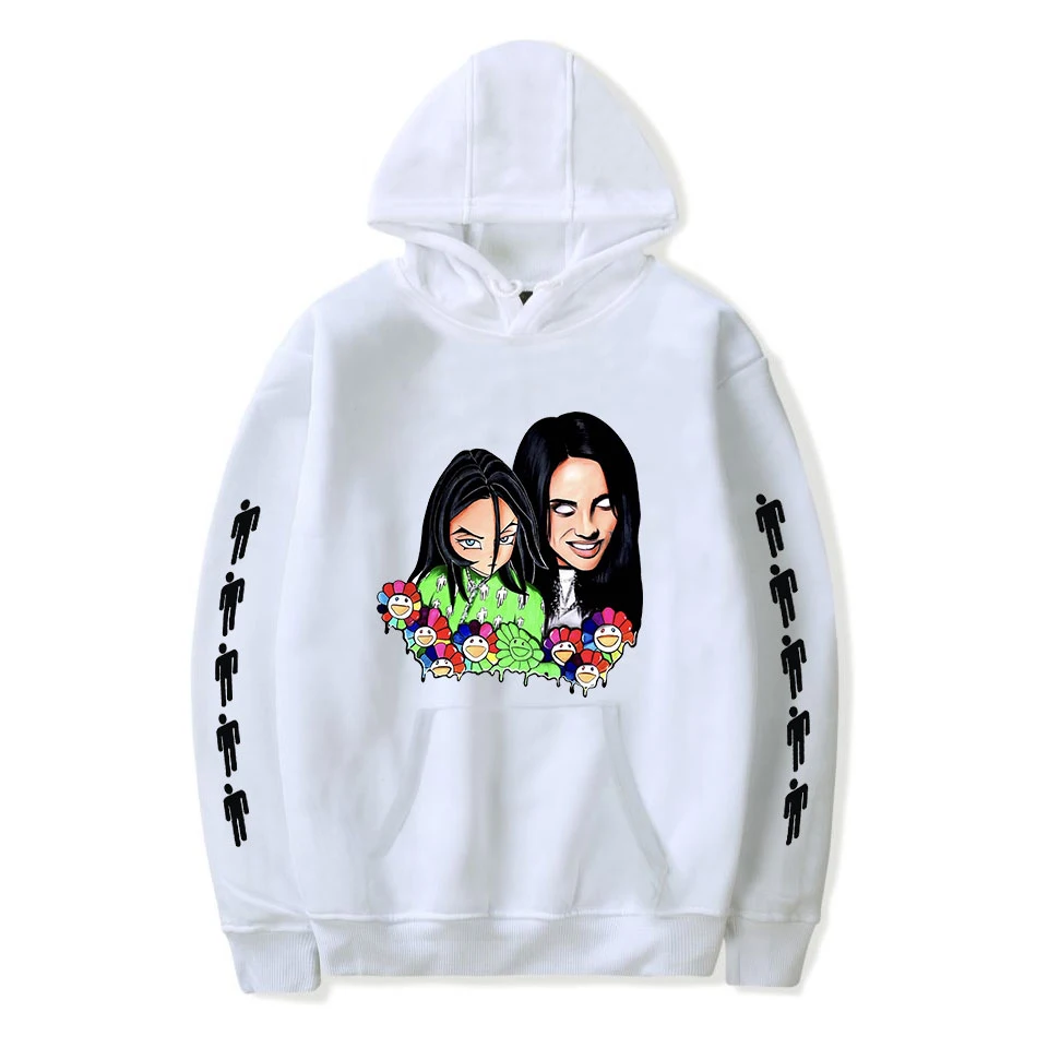 Новая модная Толстовка Billie Eilish, популярная Толстовка для мужчин и женщин, удобная куртка на осень и зиму, Модный черный пуловер для мальчиков и девочек