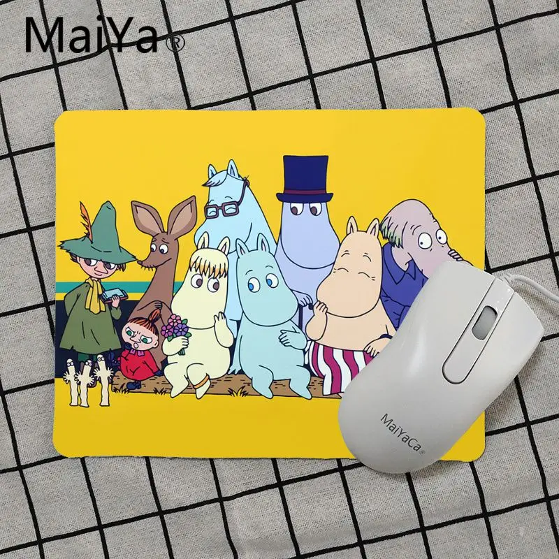 Maiya высокое качество милый Бегемот Moomin Pikku myy ноутбук игровой мыши коврик для мыши Лидер продаж подставка под руку мышь