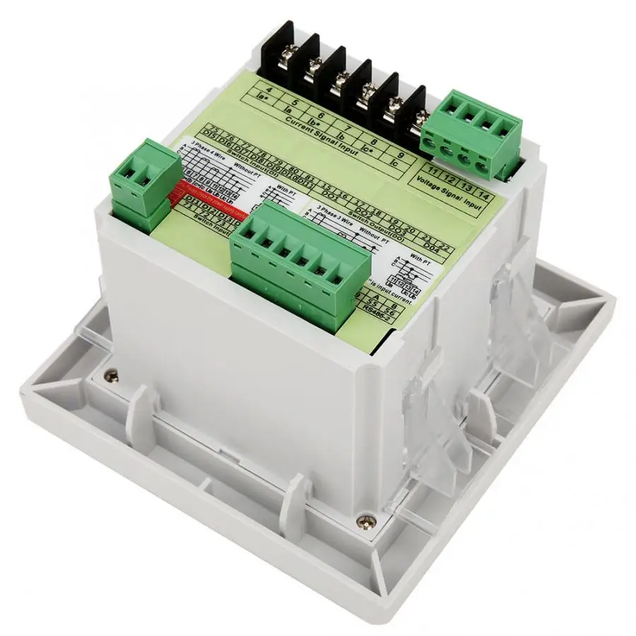 DTM D120 счетчик электроэнергии 3 фазы мульти Функция Мощность метр AC220V с RS485 Порты и