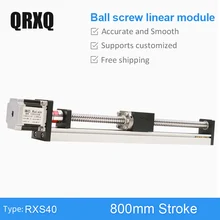 Special Price RXS40 Ball Screw 800mm Linear Motion Rail Guide Motorized XY Slide Table Stepper Motor Actuator Special Price RXS40 Ball Screw 800mm Linear Motion Rail Guide Motorized XY Slide Table Stepper Motor Actuator