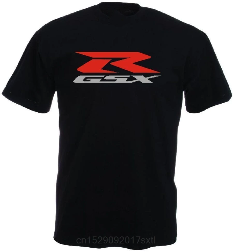 Новые мужские футболки Fan футболка GSXR 600 1000 GSX R мотоциклетные футболки - Цвет: black