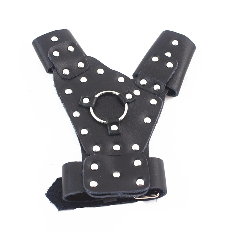 

1 piece hand guard + Wrist guard protector for fishing slingshot left hand safety glove steel detachable protective archery shoo