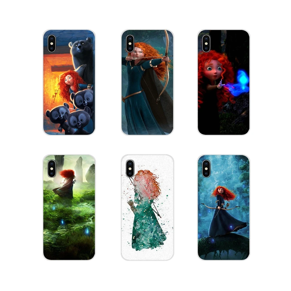 Для Apple iPhone X XR XS 11Pro MAX 4S 5S 5C SE 6 S 7 8 Plus ipod touch 5 6 силиконовый кожаный чехол для фильма "смелая принцесса" Мерида Арчер