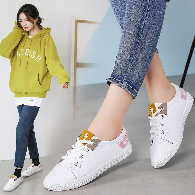 

Korean-style Canvas Shoes Low Top Classic Flat Women's Casual Shoes White Students Cloth Shoes Girl'S Fashion Shoes Fashion