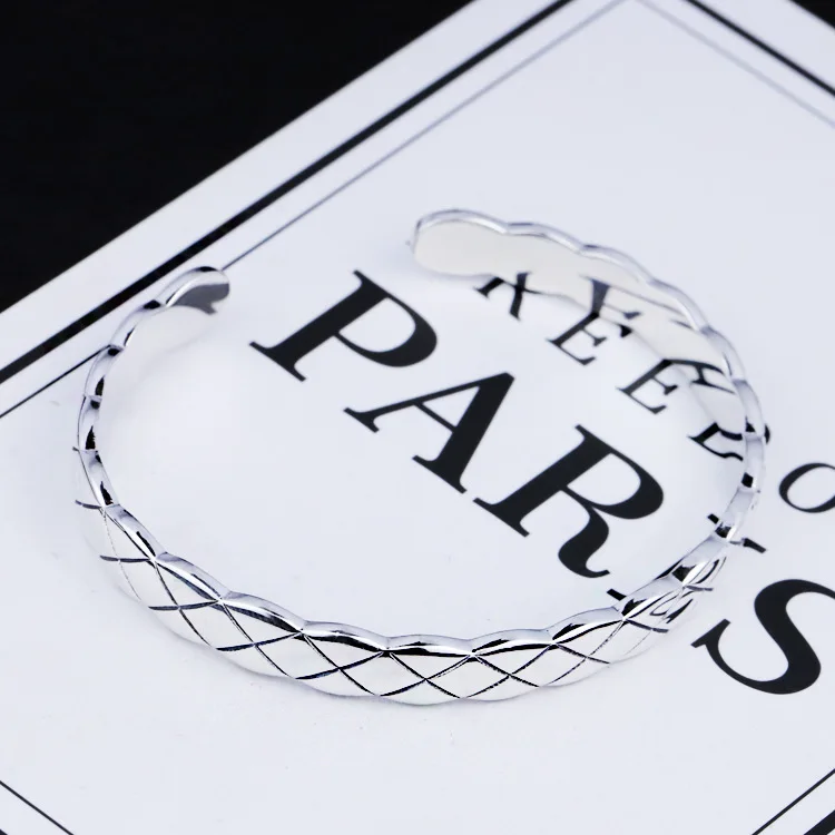 925 sterling silver bracelet net red personality temperament trend simple shape birthday gift Valentine's Day to send girlfriend