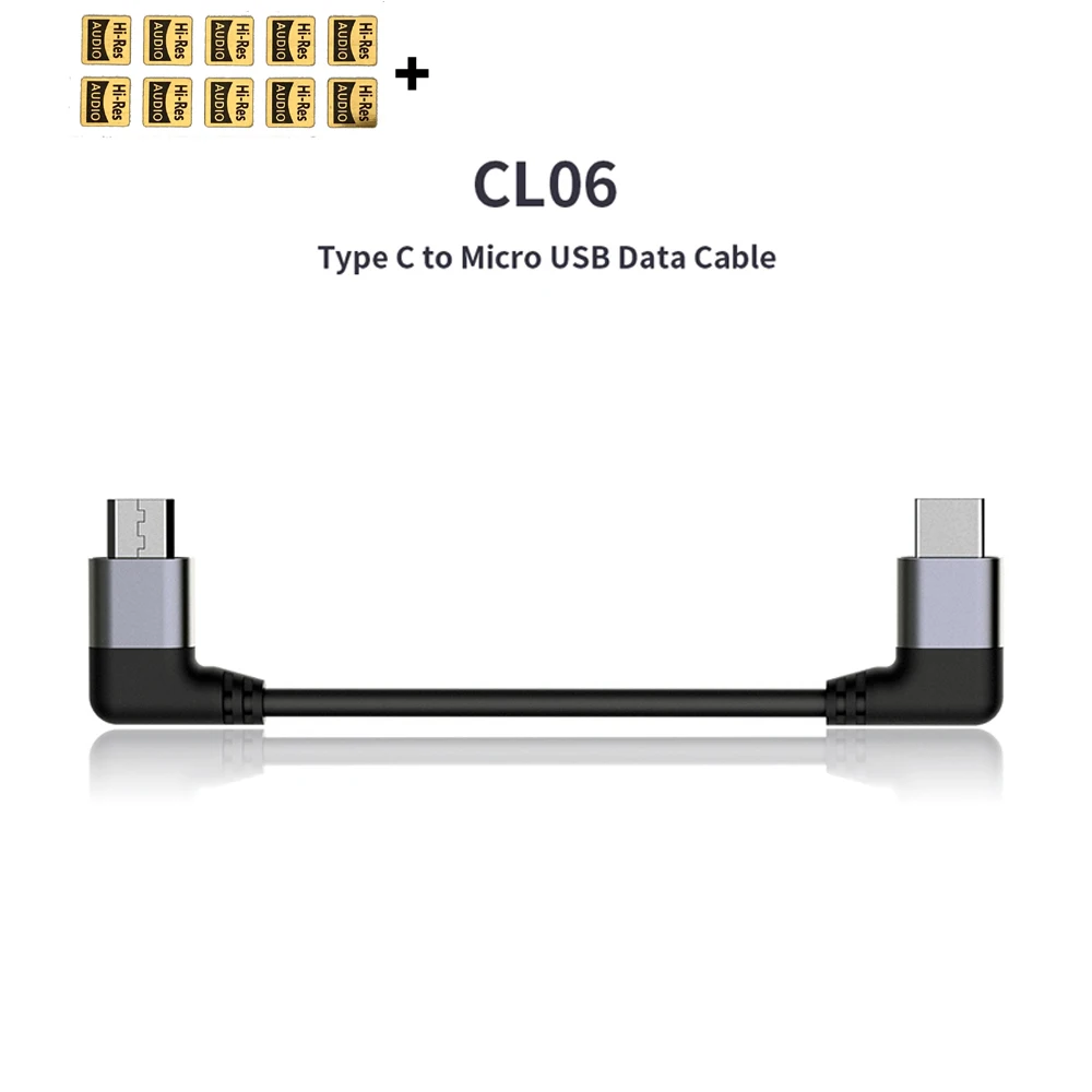 FiiO CL06 Type-C to Micro USB Data Cable For FiiO Q1II Q5 M7 afbeelding