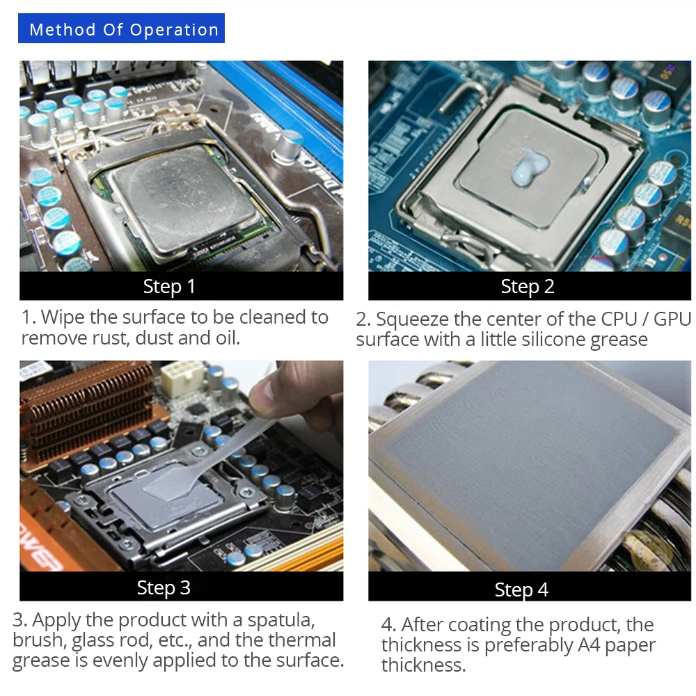 TISHRIC 7 г блистерная/игольчатая GD900 теплопроводная паста процессоры радиатор кулер