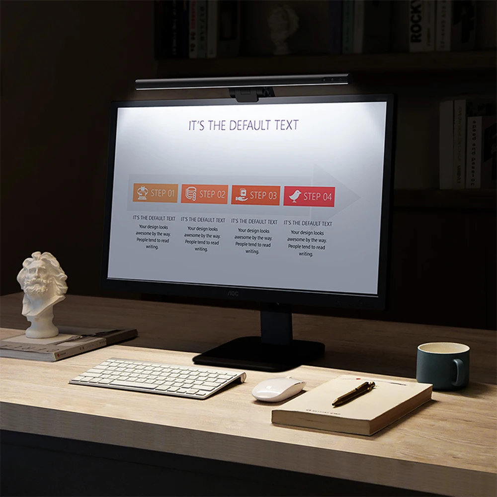 

Screen LED Desk Lamp Bar Table Night Lamp Office Study Reading Light PC Computer Laptop Screen Hanging Light