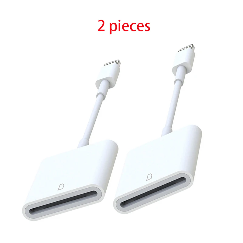 Серебристый OTG Мобильный телефон Aux адаптер освещение/8 Pin для SD карты камера ридер/передача для iPhone 7,8, 8 Plus, X, XS, 11,11 Pro, 11 Pro Max - Цвет: Серебристый