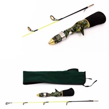 1 Pc 50cm60cm Winter Ice Fishing Pole Portable Ultralight Travel Telescopic Fishing Rod Optional Size