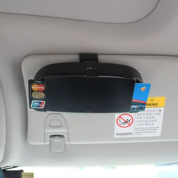 

Jameo Auto Car Styling Sun Visor Glasses Holder Card Holders Box for Ford Focus 2 3 4 Fiesta Kuga Escape Fusion Mondeo Ecosport