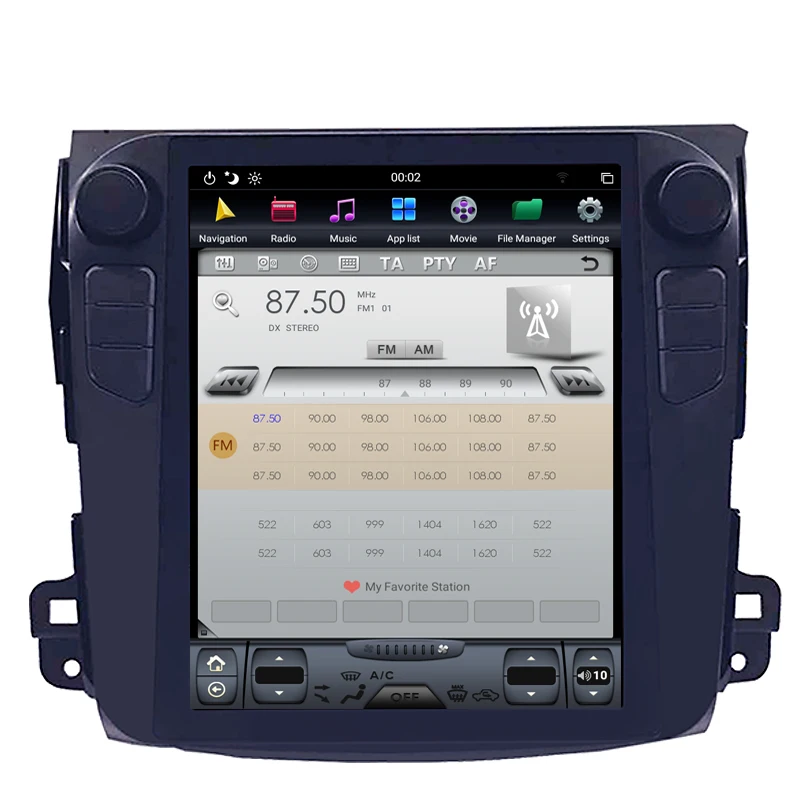 Excellent NAVITOPIA 10.4inch 4G+64GB Tesla Style Vertical Screen Android 8.1 Car DVD GPS Navigation for Mitsubishi Outlander 2006-2012 11
