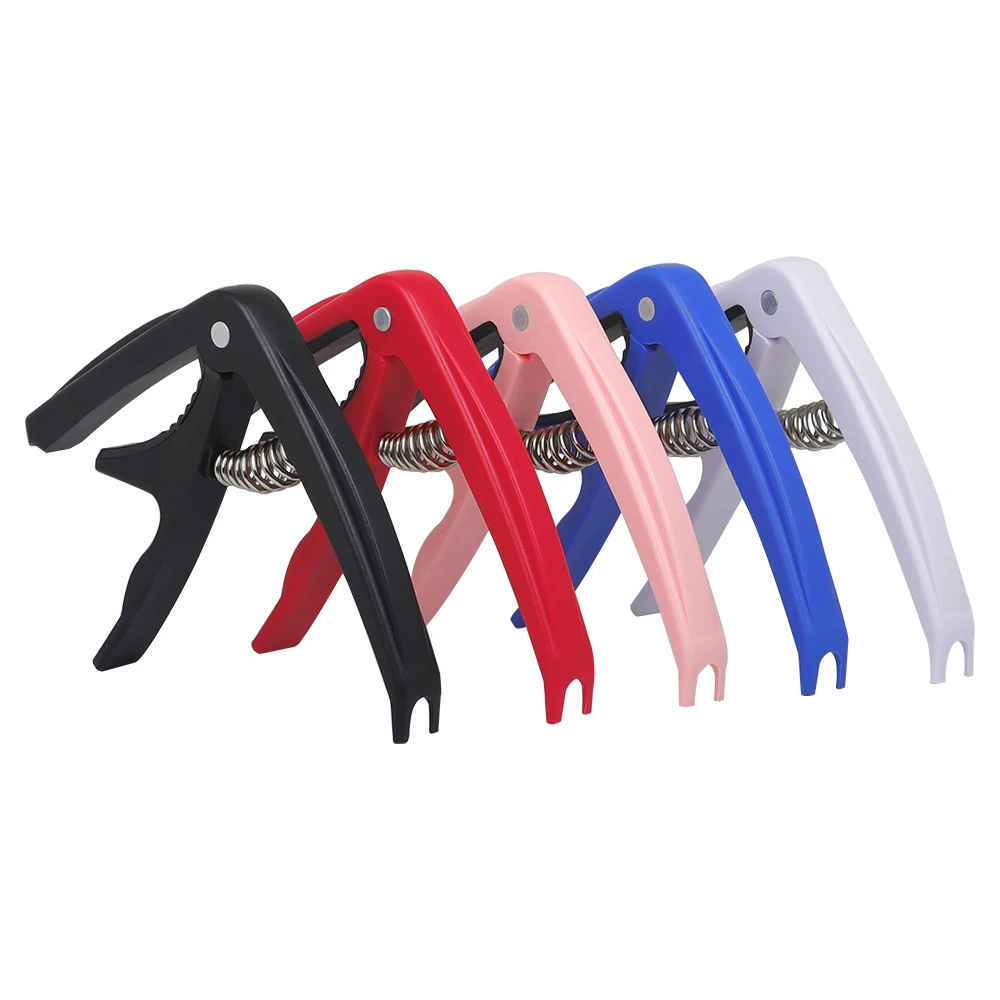 Universal Capo Guitar Accessories Quick Change Clamp Key Acoustic Classic Guitar Capo Tuning Clamp For Ukulele Guitar Parts